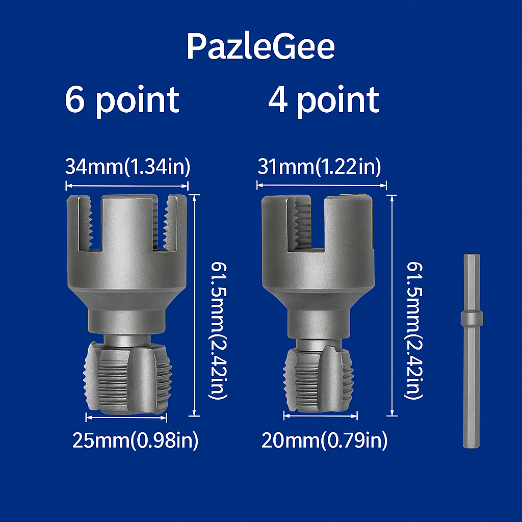 PazleGee QuickThread 4X™ – 4-in-1 Pipe Threading Tool for PPR & PVC